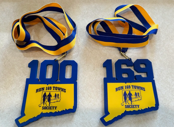Run 169 Towns 100 and 169 town medals